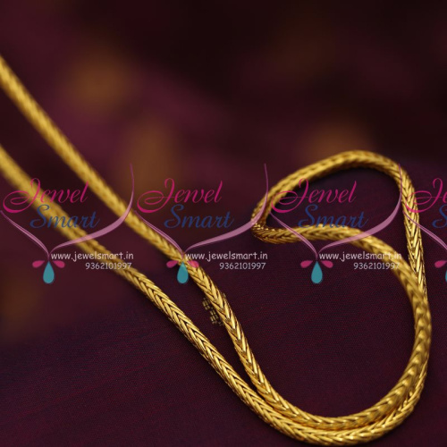 C07033 Traditional Gold Design Daily Wear Chain 30 Roll Thali  Kodi 5 MM Online