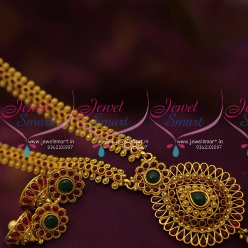 NL7002 Kemp Haram Collections Long Necklace Fancy Gold Design Buy Online