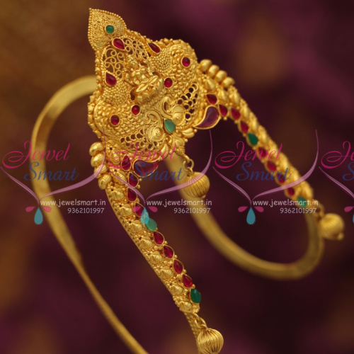 AR7078 One Gram Nagas Jewellery Temple Aravanki Bajuband Armlet God Design Online