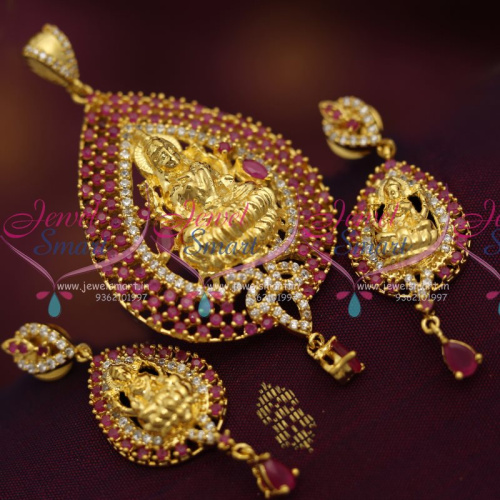 PS7086 Temple Jewellery Pendant Set Collections Online Best Prices Shopping