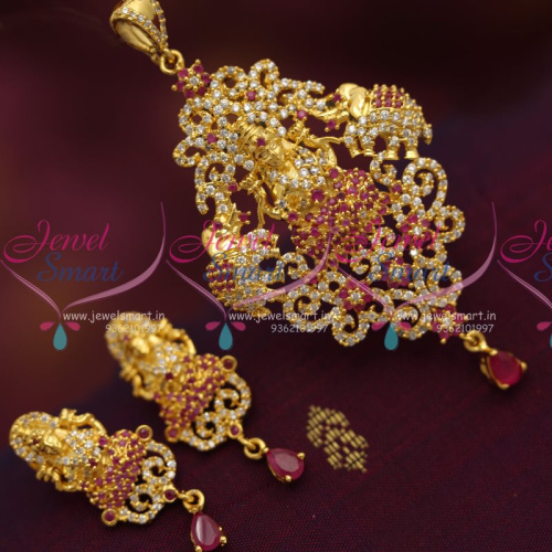 PS7089 Temple Jewellery Pendant Set Designs Buy Jewellery Online Best Prices