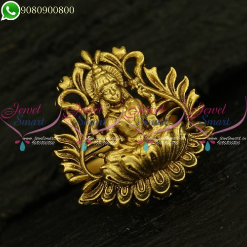 Temple Finger Rings Latest Antique Gold Plated Traditional Jewellery Collections F20994