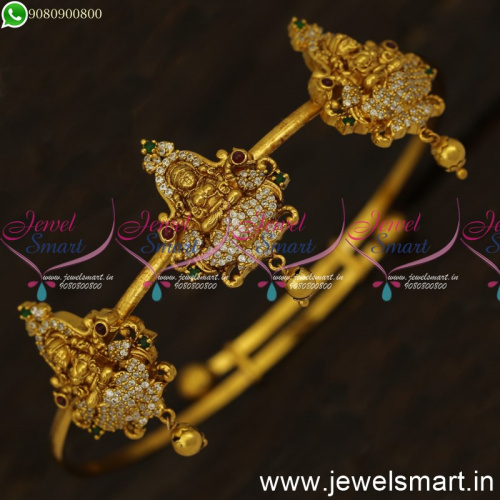 Temple Jewellery Bajuband For Bride Bangle Style Vanki Designs Shop Online V24101