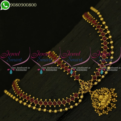 Temple Jewellery Damini Matha Patti Beads Layer Bridal Collections T21066