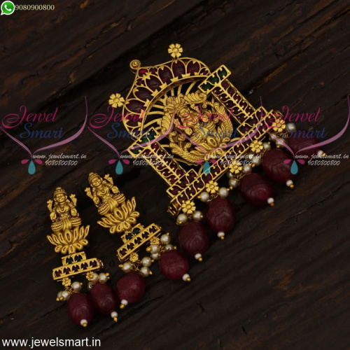 Temple Jewellery Gold Design Pendant Set One Gram Imitation Collections Online