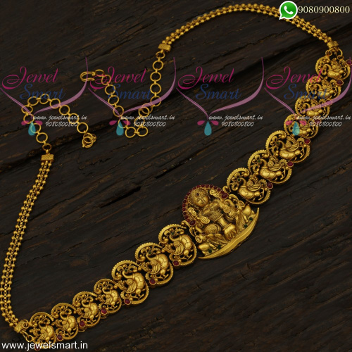 Temple Oddiyanam For Wedding Antique Gold Plated Artificial Jewellery Collections H21849