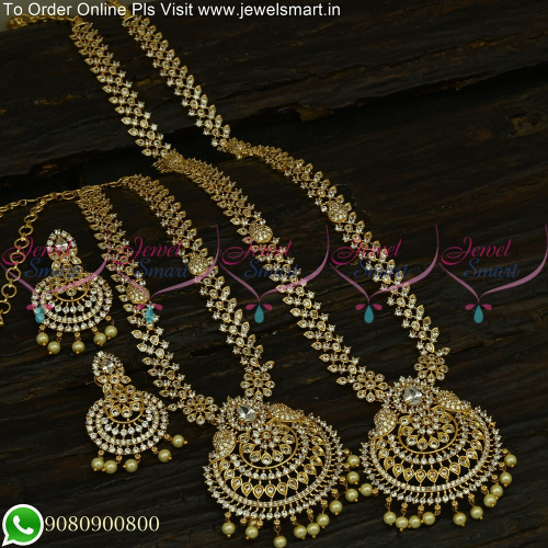 The Best Long Gold Necklace Combo Jewellery Sets Jewelsmart NL25140