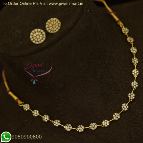 Elegance Redefined: Thin Delicate Fancy Necklace Set with Semi-Precious Stones at Unbelievable Prices NL26314