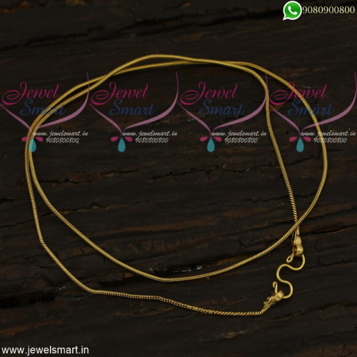 Thinnest Gold Snake Chain Models for Pendants In Artificial Jewellery