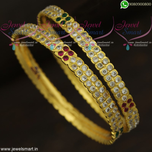 Traditional Gold Bangles Design Getti Valayal South Indian Fashion Jewellery B22039