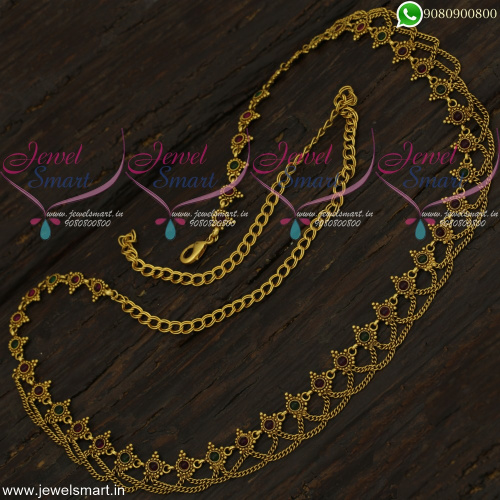 Trendy Hip Chain For Sarees Latest Vaddanam New Fashion Jewellery H22291