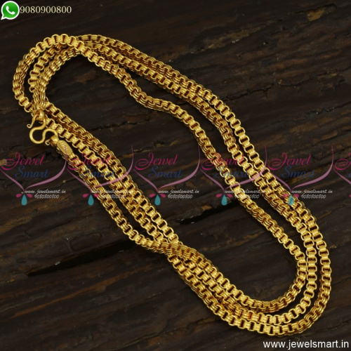 Trendy Long Gold Chain Designs Latest 30 Inches Daily Wear Jewellery 