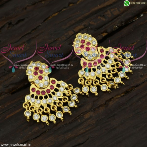 Visiri Thodu Models Gold Covering Jewellery Traditional Ear Studs Online