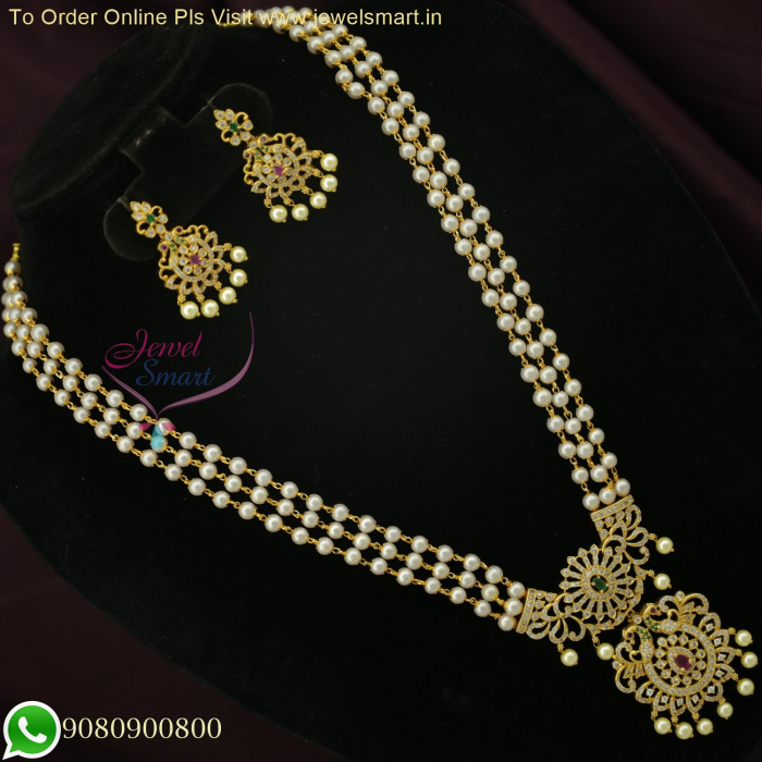 Latest pearl necklace design store