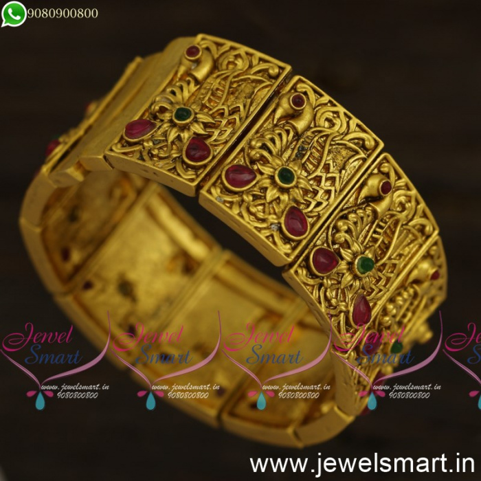 Antique Gold Bangles D6586 – SudhiFashionHub