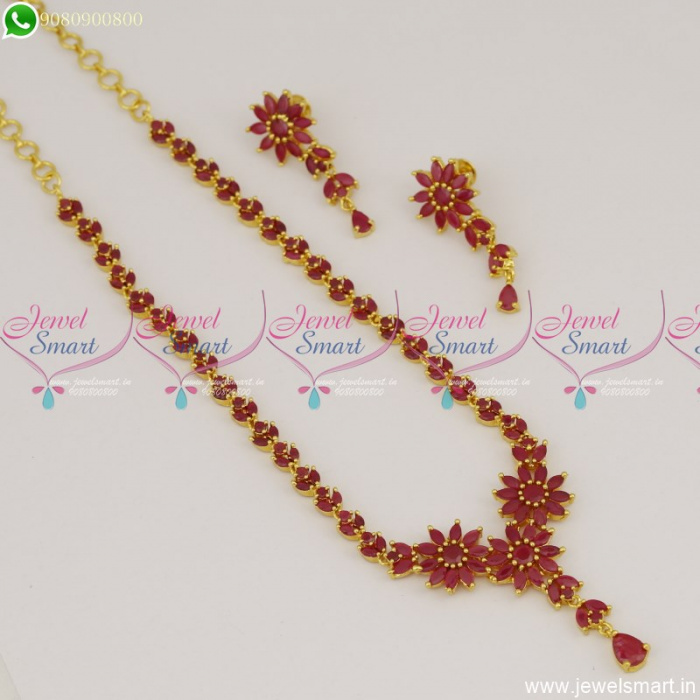 Latest gold ruby clearance haram designs
