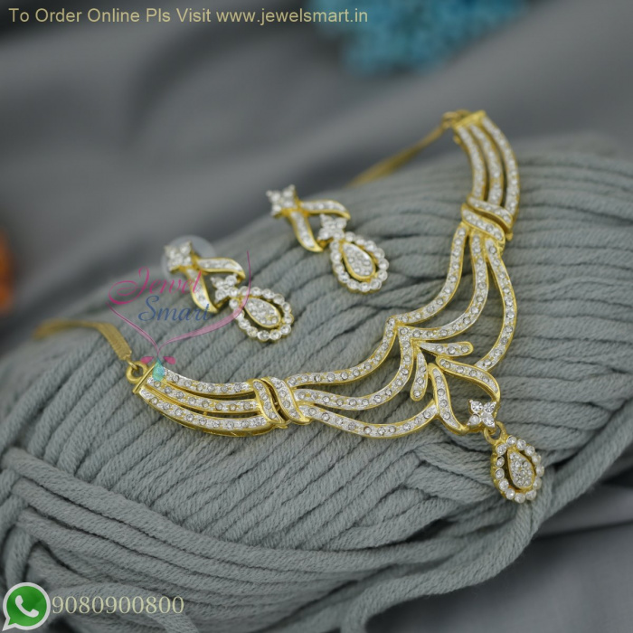 Beautiful Broad Gold Plated Necklace Sets at Affordable Prices NL26823