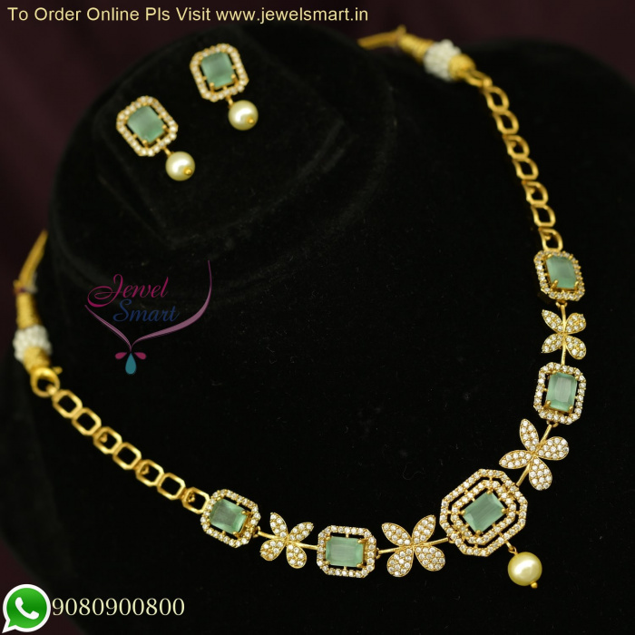 Green fashion necklace 2025