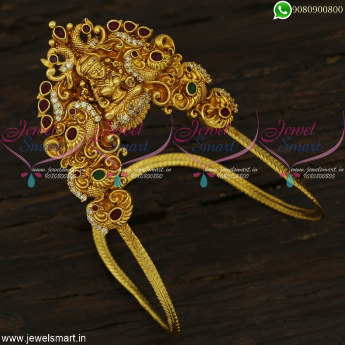 92.5 Silver Gold Polished Vanki Ring - Sanjay Jewellers