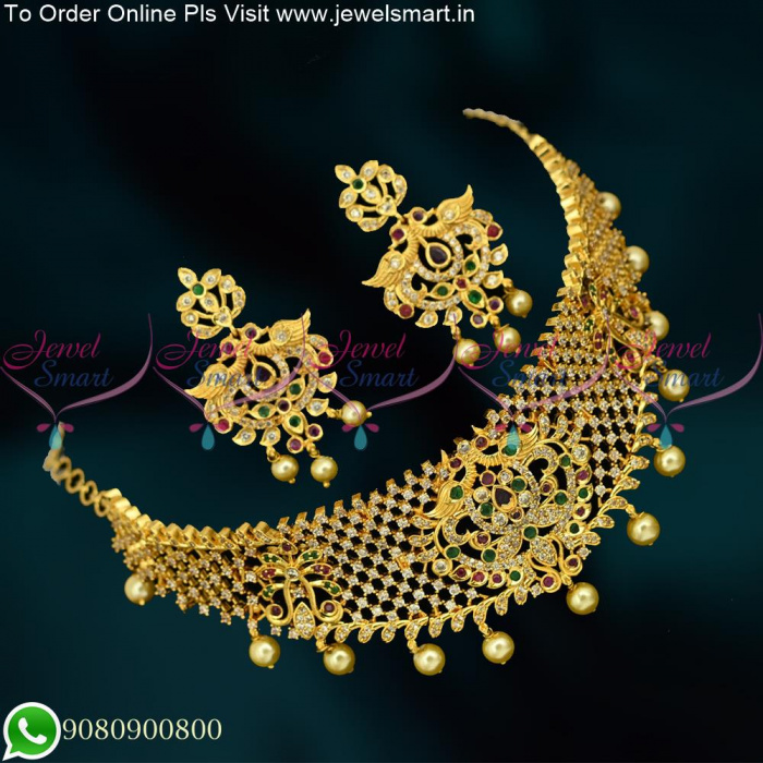 Chandbali Pendant Pearl Choker Set – NSquareShop.com