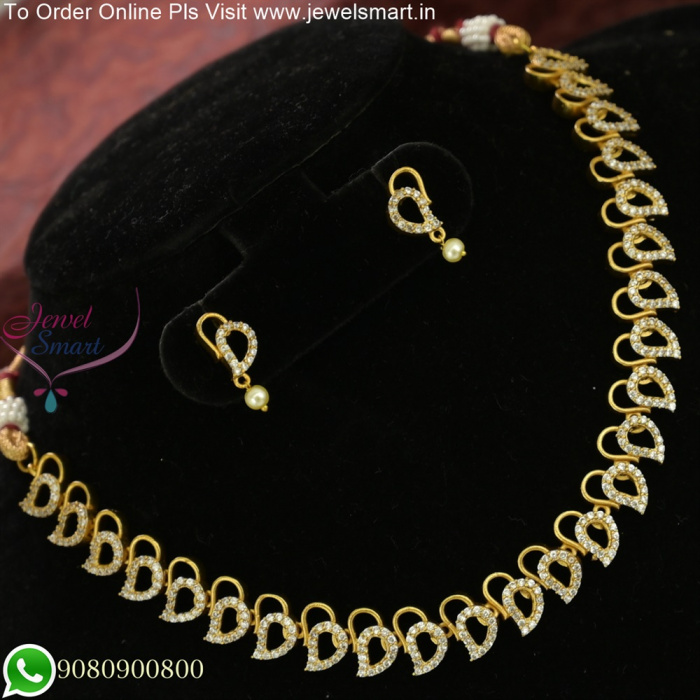 Light weight sales mango necklace