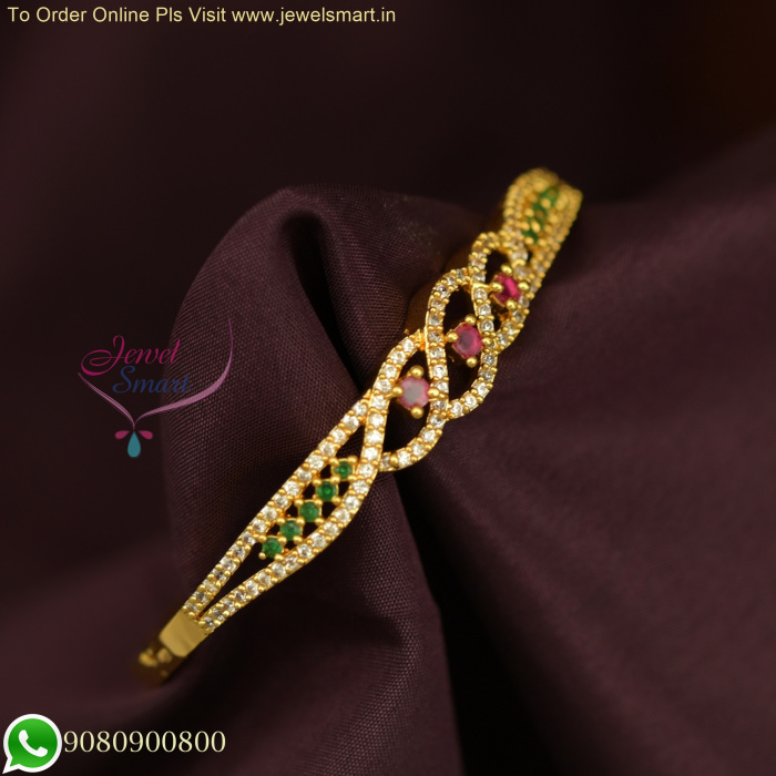 Modern Trends of Peacock Gold Bracelet Design Images With Lowest Price  Online B24060