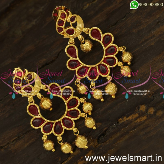 AD stone jhumka earrings trending model – Swarnakshi Jewels