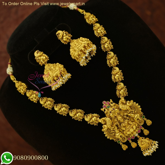 Silver Kundan Necklace- Latest design bridal jewellery online — KO Jewellery