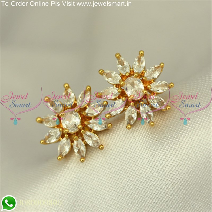 Buy Traditional Stud Earrings Online  Premium Quality  South India Jewels