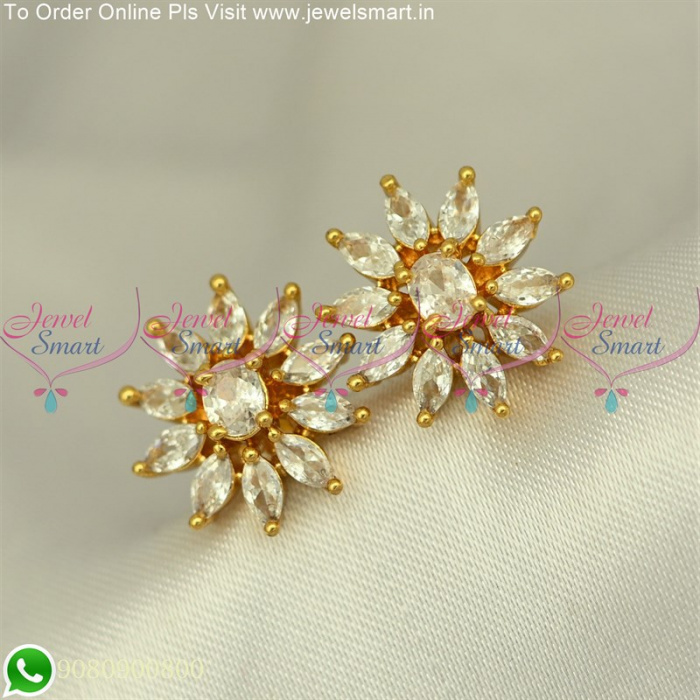 Buy Designer Pink Stud Earrings Festive Wear Online at Best Price | Cbazaar