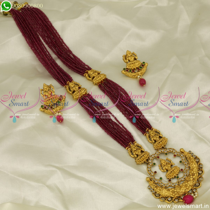 Beads necklace gold online deals