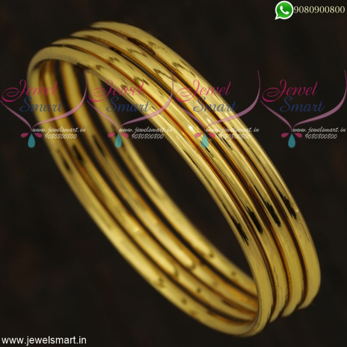 Gold Plated Bangle With Mesh Design - ITSCUSTOMMADE - 444237