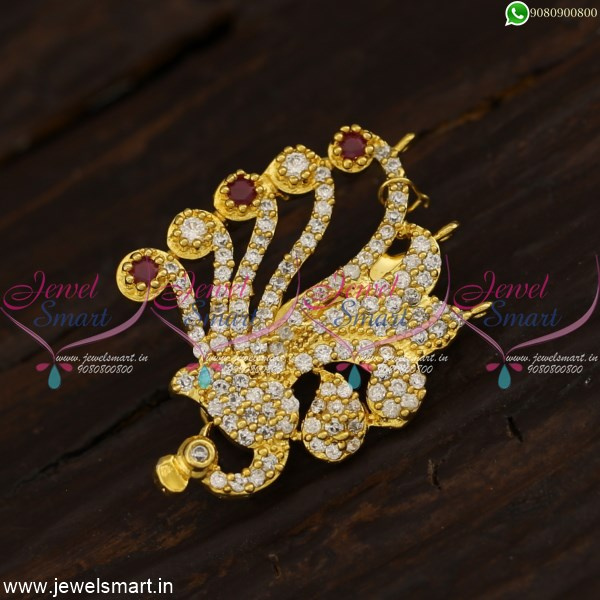 Buy VAMA Maharashtrian Jewellery Gold Plated Traditional banu Nath Safety Saree  Brooch Pin Online at Best Prices in India - JioMart.