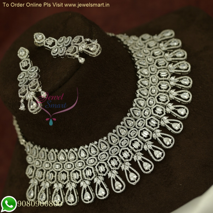 Golden Available In Zinc,Brass Bridal Choker Necklace Set, Box at Rs  553/set onwards in Mumbai