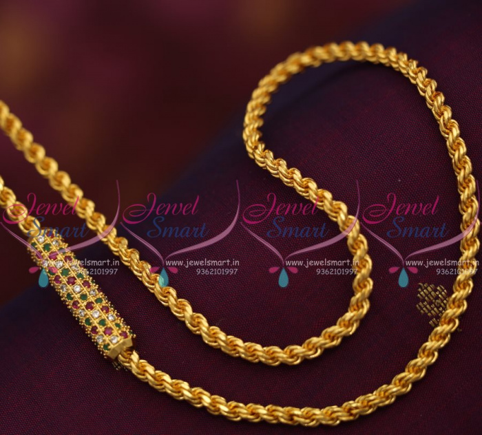 Mugappu clearance chain gold
