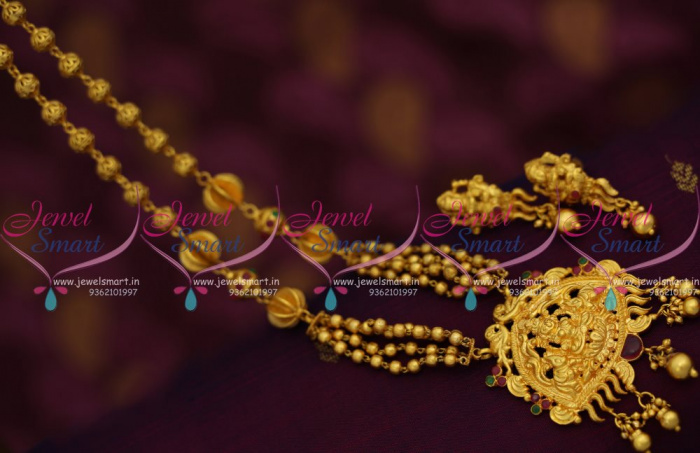 NL7885 One Gram Temple Traditional Imitation Jewellery Gundla Mala