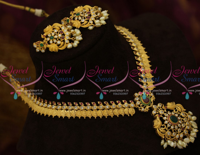 Kasu mala top imitation jewellery