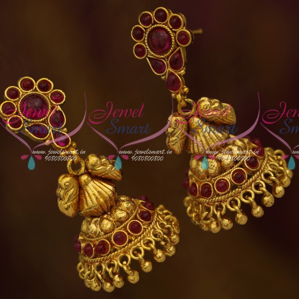 Latest gold top jhumka designs 2017