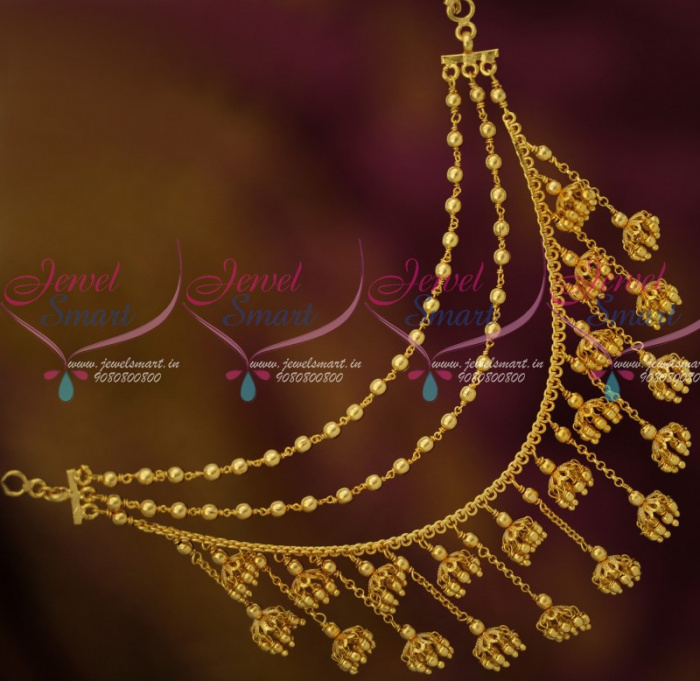 EC12513 Bahubaali Movie Devasena Style Earchains Maatil Jhumka