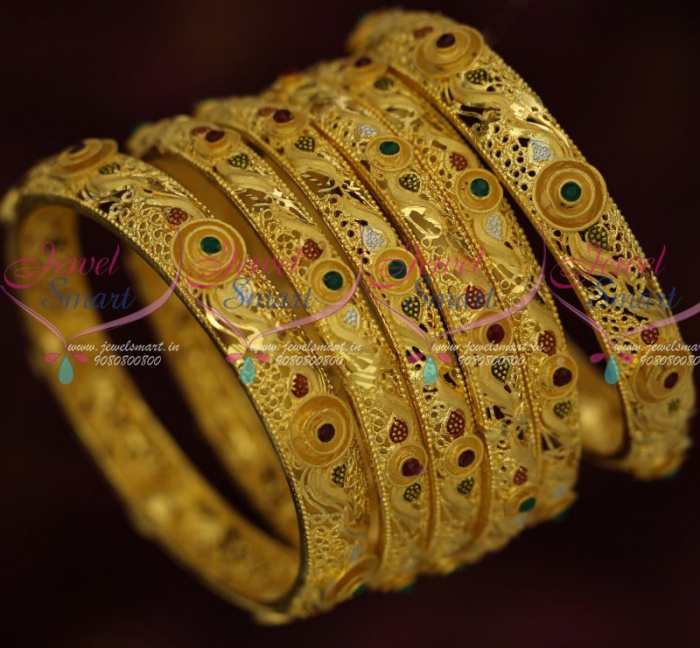Matte finish one gram gold jewellery store