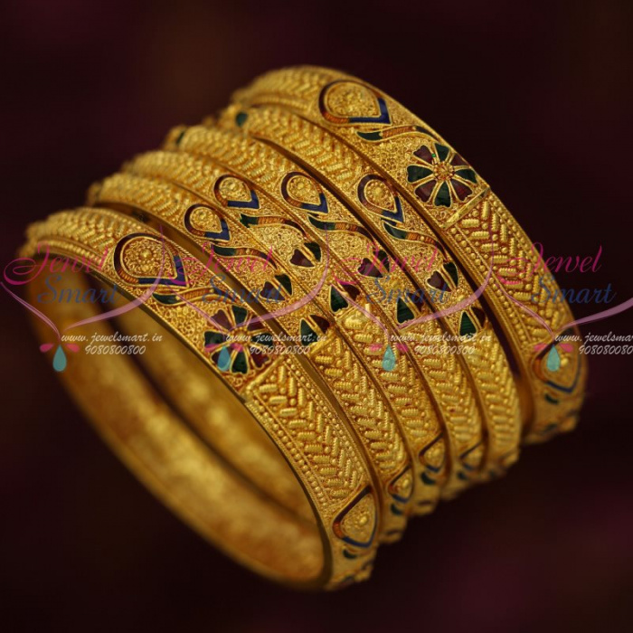 Online one gram gold bangles sales