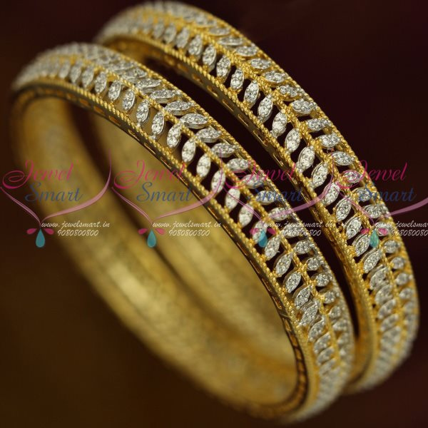 Diamond hot sale broad bangles