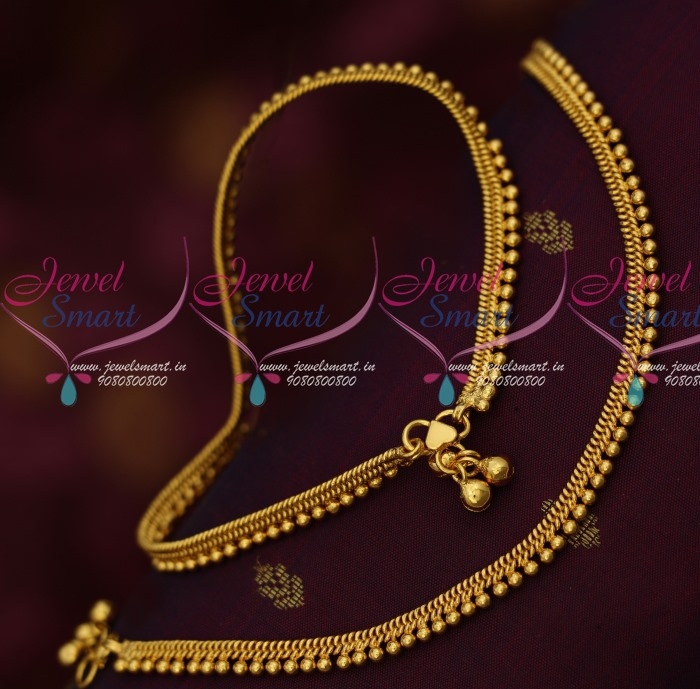 Traditional anklets online on sale