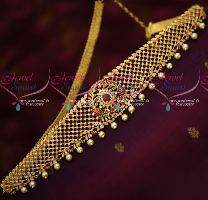 H19082 AD Stones Oddiyanam Vaddanam Latest Bridal Jewellery Designs Online JewelSmart.in