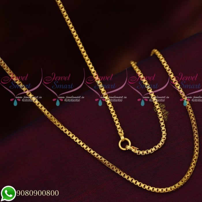 Simple gold online plated chain
