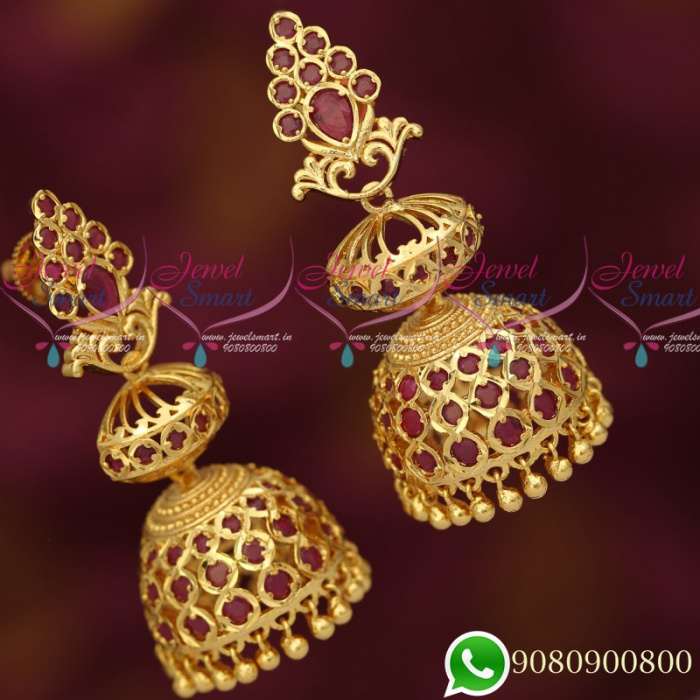 Latest jhumka design discount in gold 2019