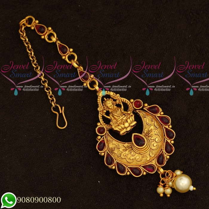 Temple maang tikka online clearance