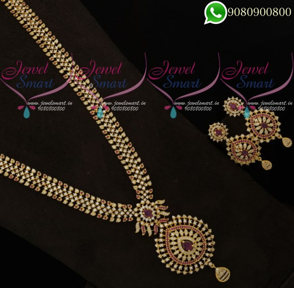 Latest diamond haram designs hotsell