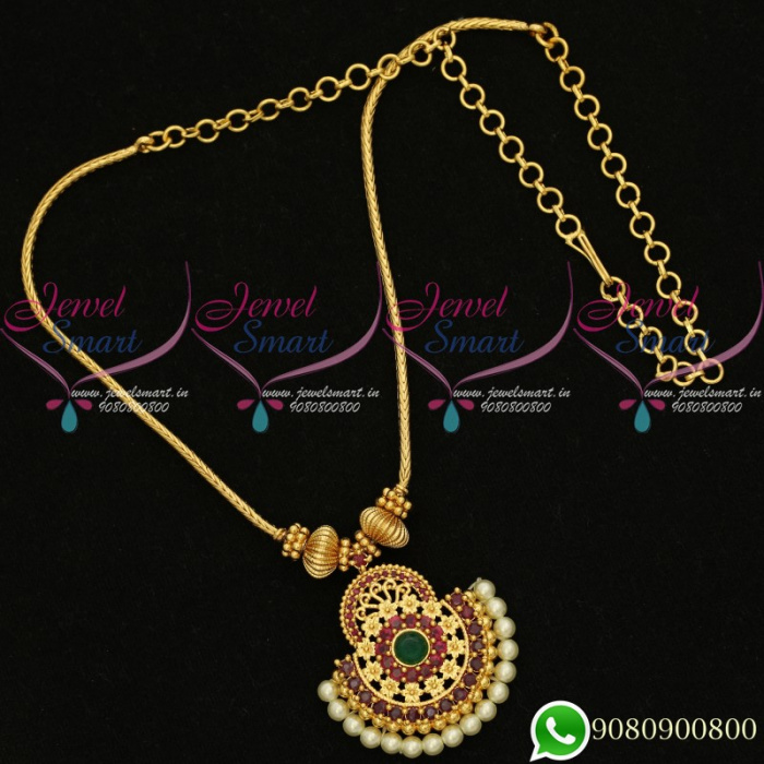 Simple gold on sale necklace indian designs