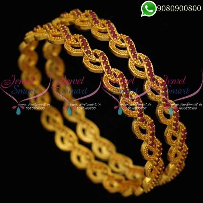 Latest trendy gold bangles designs online